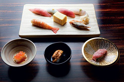 Kan: seleção de sushis (Foto: Lucas Lima)