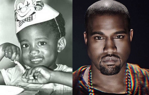 Kanye West criança