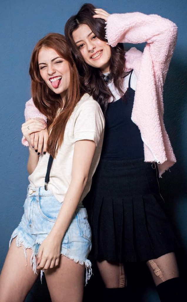 As it girls da internet Karol e Alissa: agenciadas pela Way Model (foto: Ricardo D'Angelo)