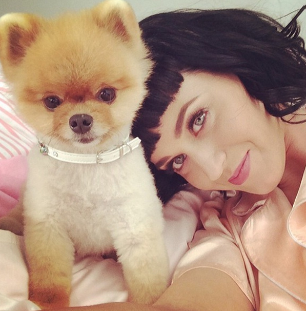 A popstar Katy Perry e sua franjinha (Foto: Reprodução/Instagram)