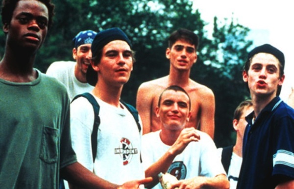 O elenco masculino de Kids, em 1995