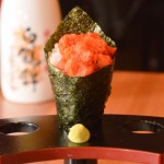 Temaki de atum picante