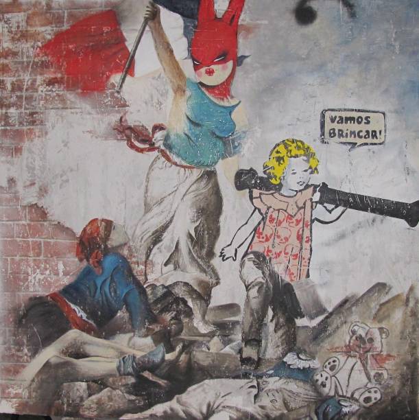 "La liberté" - "A liberdade guiando o povo”, de Delacroix