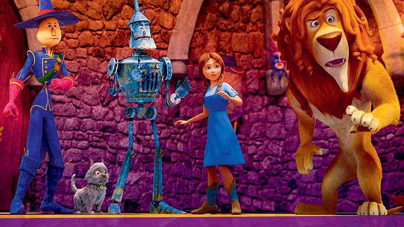 A Lenda de Oz: o Espantalho, Totó, o Homem de Lata, Dorothy e o Leão, resultado frustrante