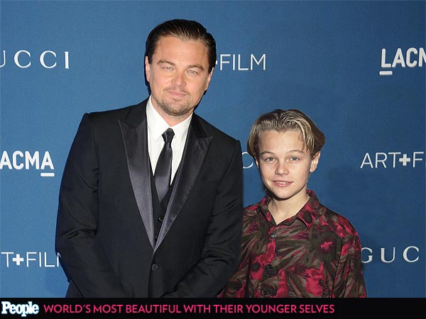 Leonardo DiCaprio em 1989 e em 2013