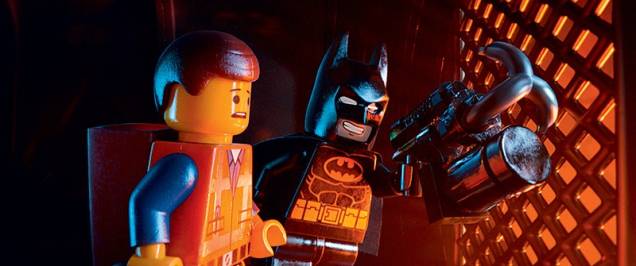 Uma Aventura Lego: o operário Emmet e o herói Batman, aliados para salvar o mundo