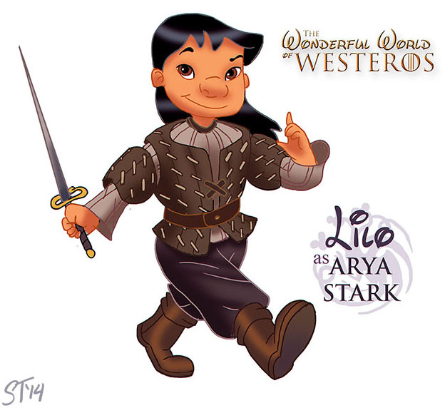 Confira as princesas da Disney como personagens de Game of Thrones