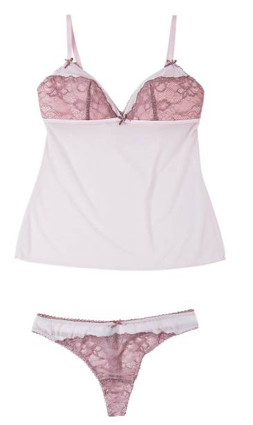 Lingerie com tule, da Loungerie