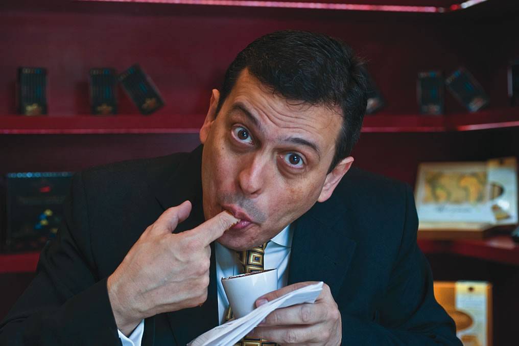 O empresário Fábio Bonchristiano: sucesso de se lambuzar
