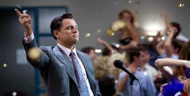 O Lobo de Wall Street, com Leonardo DiCaprio, é o único filme de Scorsese na lista