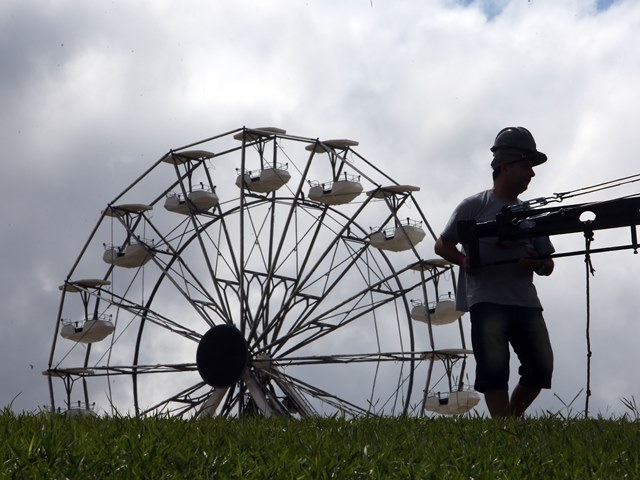 Lolla: roda-gigante entre as atividades paralelas (foto: Ricardo Matsukawa)