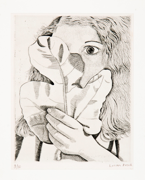 Moça com Folha de Figo: desenhos compõem maior parte da mostra
