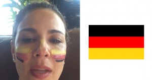 Luciana Gimenez Erra Bandeira Alemanha