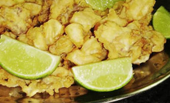 Iscas de peixe empanadas Iscas de peixe empanadas