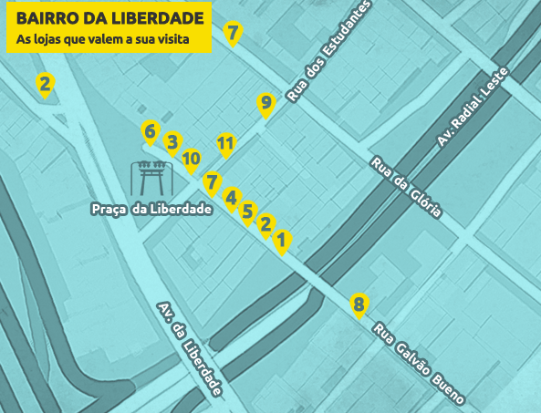 Melhores lojas no bairro da Liberdade - GUIA DE COMPRAS