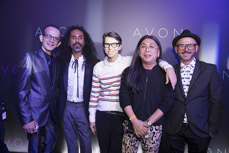 Durante a edição passada do prêmio Avon de maquiagem, os artistas Danilo Toscano, Max Weber, Duda Molinos, Celso Kamura e Theo Carias (Foto: Adri Felden/Argosfoto)