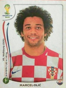 Marcelo logo ganhou espaço no time da Croácia no álbum de figurinhas da Copa