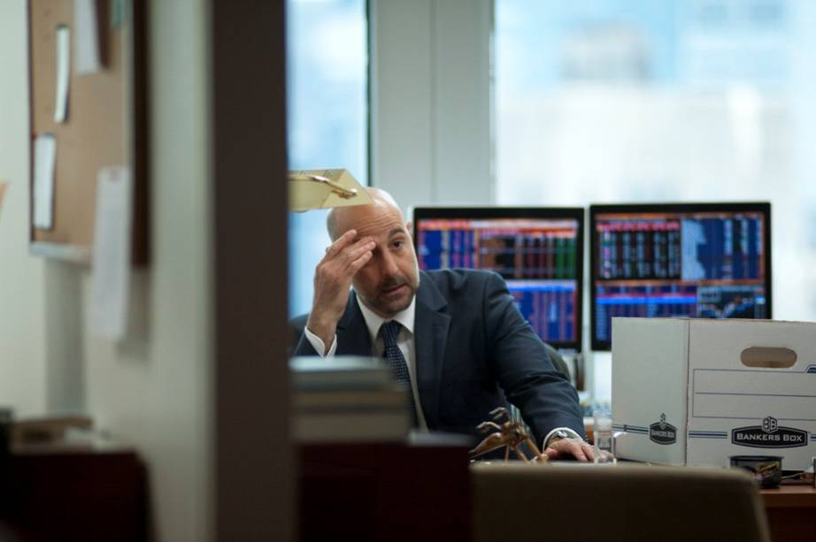 O ator Stanley Tucci em Margin Call - O Dia Antes do Fim: filme sobre a crise financeira de 2008