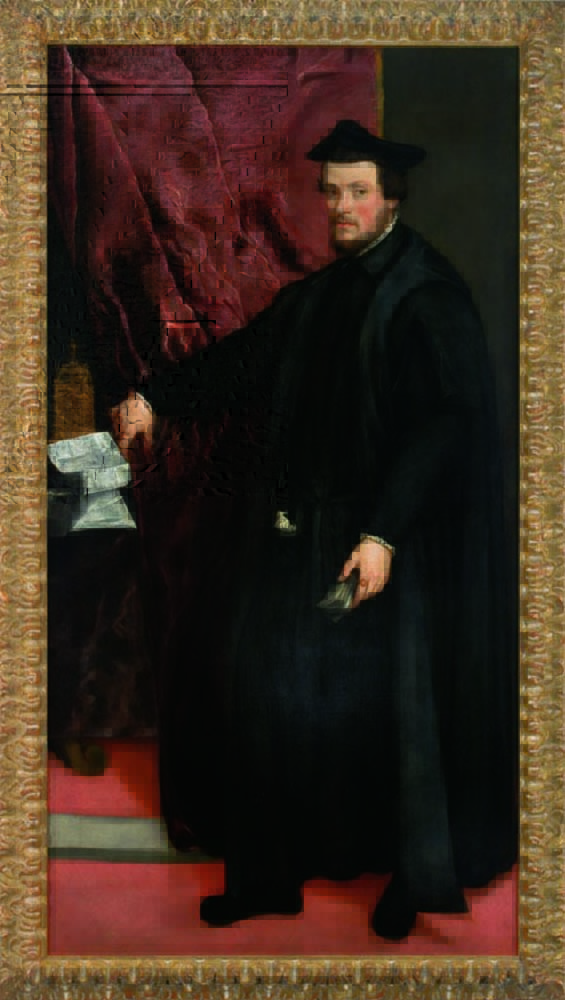 Retrato do Cardeal Cristoforo Madruzzo, 1552, Ticiano Retrato do Cardeal Cristoforo Madruzzo, 1552, Ticiano