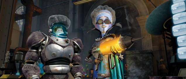 Em Megamente, vilão cria um robô para ter com quem duelar Em Megamente, vilão cria um robô para ter com quem duelar