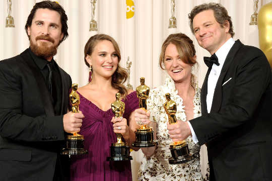 Christian Bale Natalie Portman Melissa Leo Colin Firth