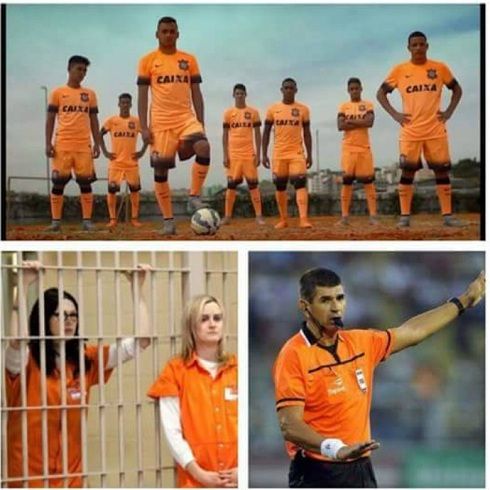 Corinthians, árbitros, uniforme