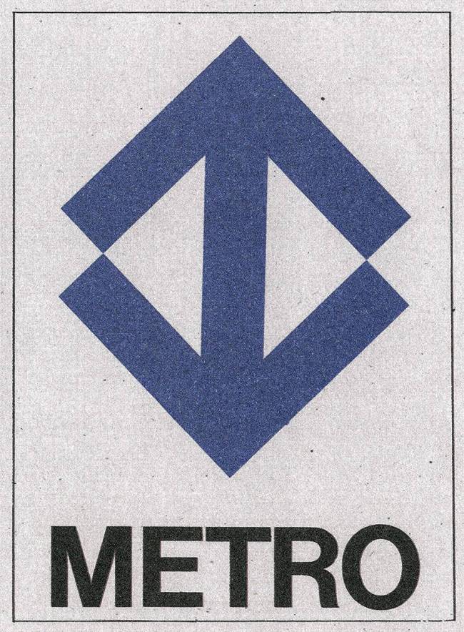 Símbolo antigo do Metrô