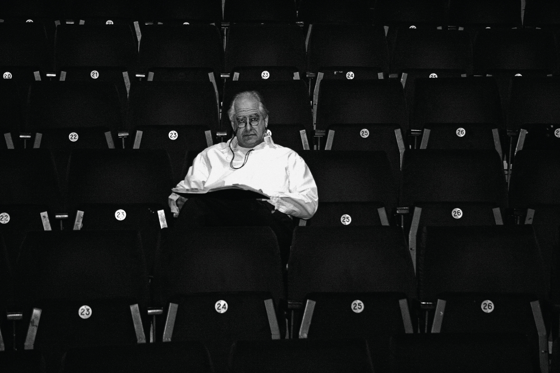 Ensaios de Dancing with Dada (Dançando com Dada) no Market Theatre, Joahannesburgo, 2011, William Kentridge