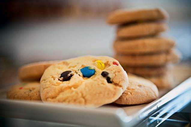 Cookies salpicados de M e M’s