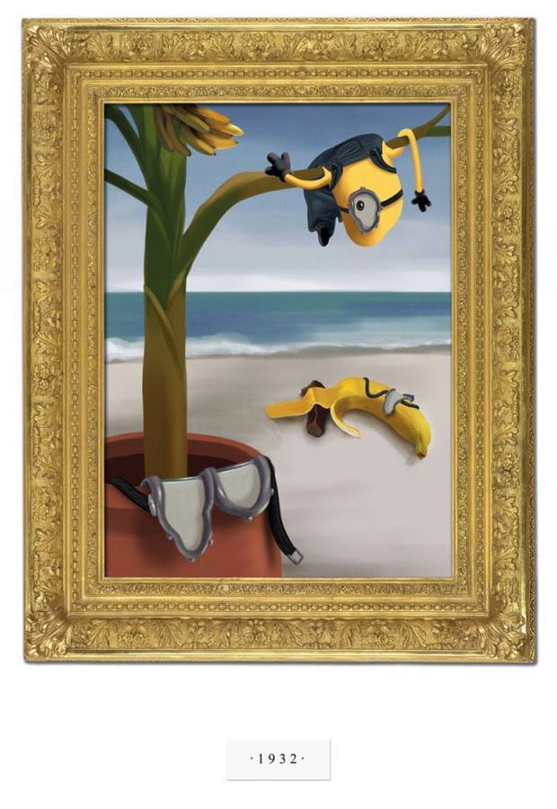 É surreal: Minions por Salvador Dalí