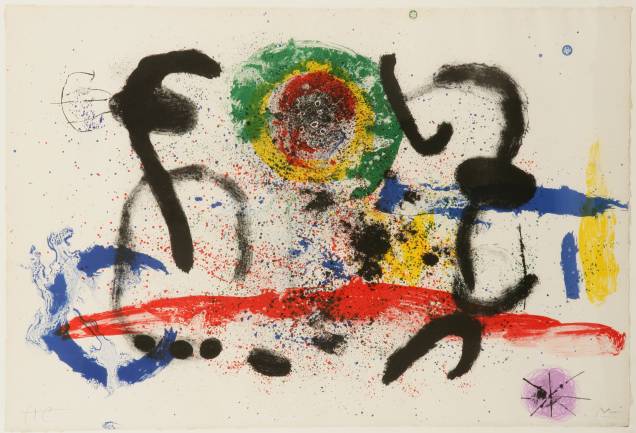 <em>A Cascata</em> (1964): mostra traz trabalhos dos últimos 20 anos de Miró