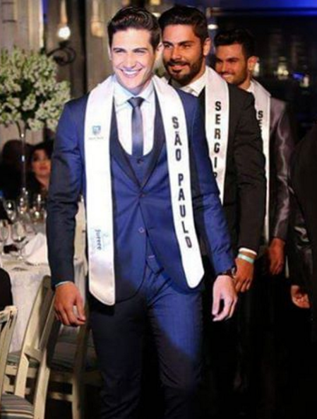 O candidato de São Paulo, Carlos Franco, foi o vencedor do Mister Brasil 2016 e representará o país nos concursos de beleza internacionais