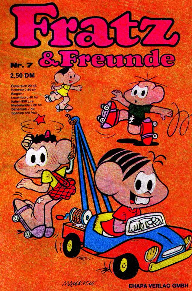 Uma das capas da revista da Turma da Mônica veiculada na Alemanha Uma das capas da revista da Turma da Mônica veiculada na Alemanha