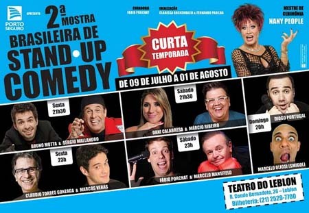 Cartaz da 2ª Mostra Brasileira de Stand-up Comedy