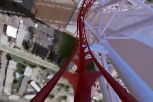 Amantes de aventura, preparem-se: vídeo mostra o ponto de vista da montanha-russa mais alta do mundo; assista