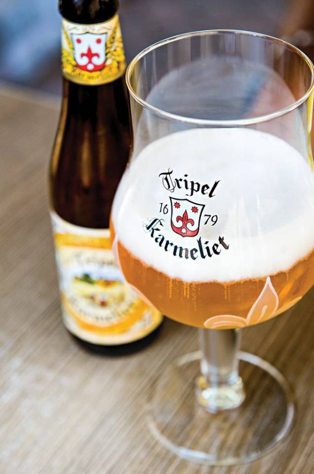 Cerveja belga Tripel Karmeliet, à venda no bar Mr. Beer