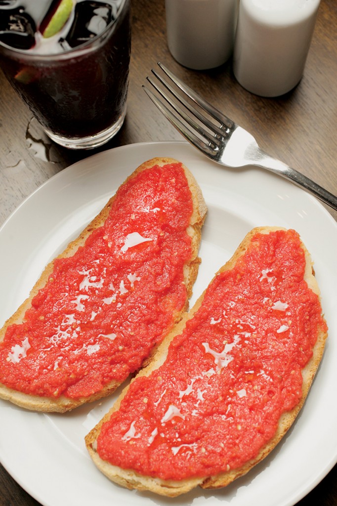 P&atilde;o com tomate do Museo Ver&ocirc;nica: R$ 8,50 a por&ccedil;&atilde;o (Foto: Fernando Moraes)