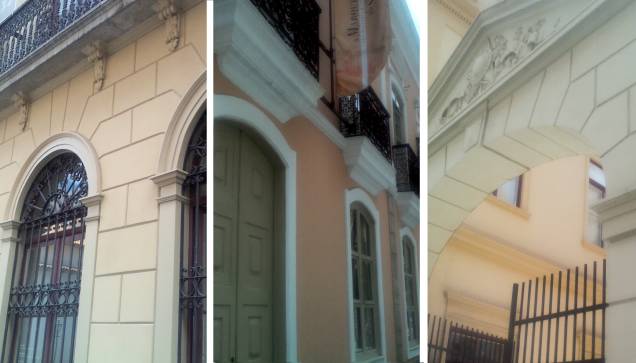 3 dos 12 espaços históricos que compreende o Museu da Cidade de São Paulo: Casa n°1, Solar da Marquesa de Santos e Beco do Pinto