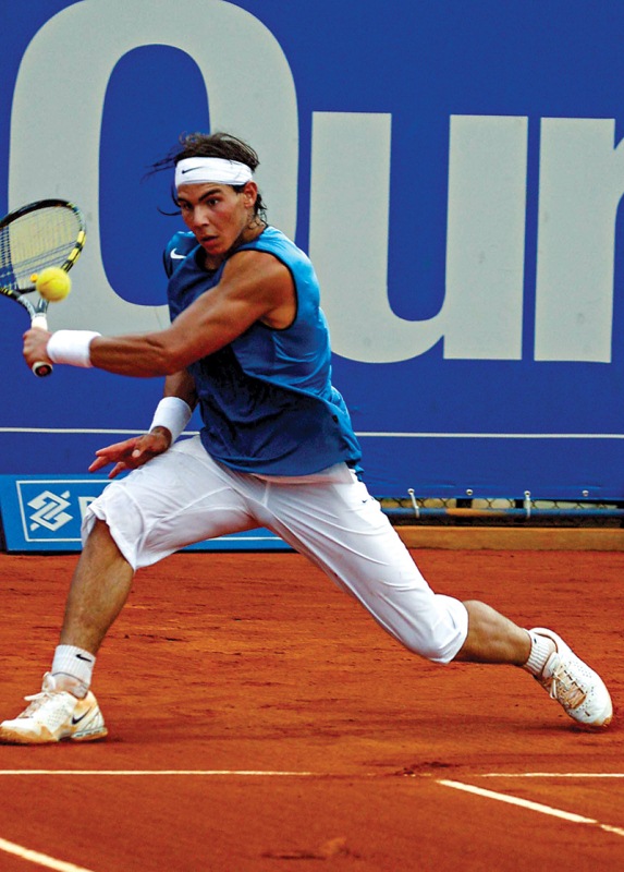 O tenista espanhol Rafael Nadal: uma das estrelas que disputam o Brasil Open 2013
