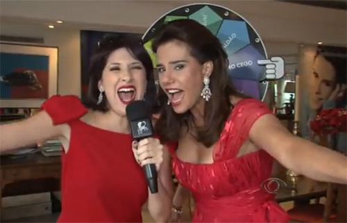 Vídeo do dia: Dani Calabresa encontra Narcisa no ‘CQC’