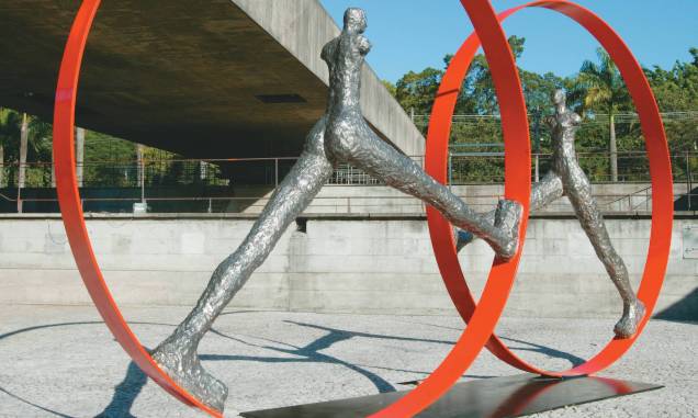 Reencontro no Tempo: figuras esguias são influência do suíço Alberto Giacometti