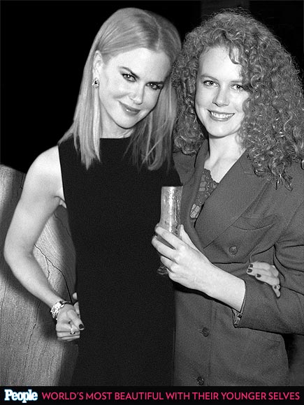 Nicole Kidman em 1988 e em 2013