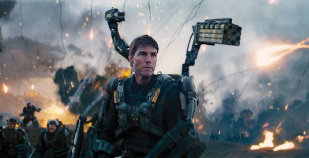 "No Limite do Amanhã", traz como protagonista o ator Tom Cruise