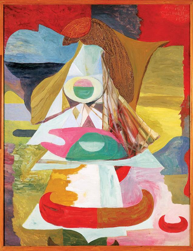 Nossa Senhora do Desejo, óleo de 1955: influência expressionista
