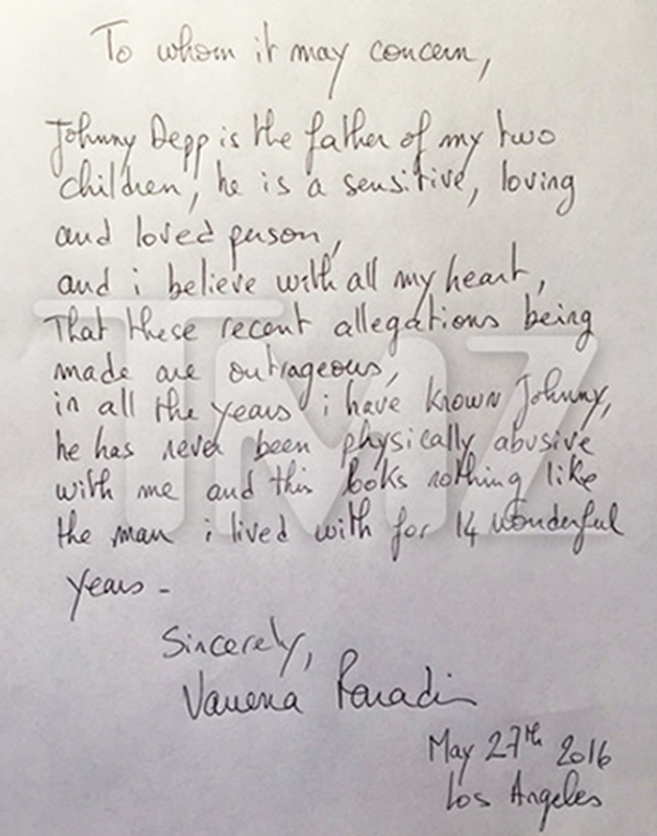 Casada com Johnny Depp por 14 anos, Vanessa Paradis defende ex-marido em desabafo
