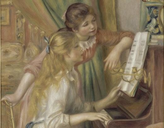 "Jeunes Filles au Piano", de Renoir: 85 peças emprestadas do aclamado Museu d’Orsay, em Paris, compõem a mostra "Impressionismo: Paris e a Modernidade"