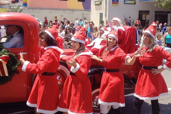 O carro do Papai Noel