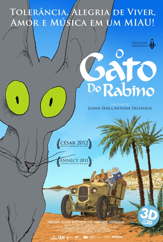 Animação para adultos O Gato do Rabino: vencedora do C[esar (o Oscar francês) de 2012