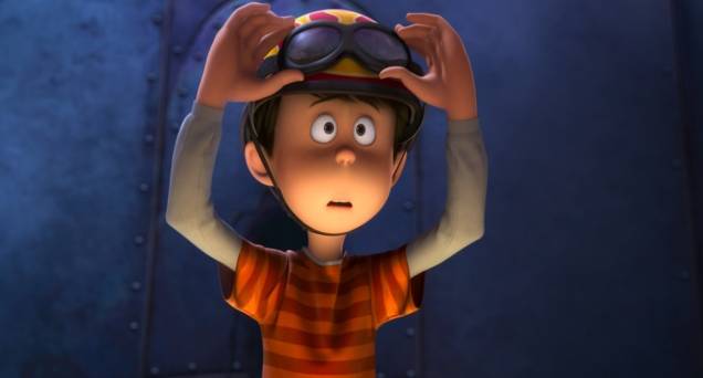 O menino Ted em O Lorax - Em Busca da Trúfula Perdida: adaptação de história do escritor Dr. Seuss