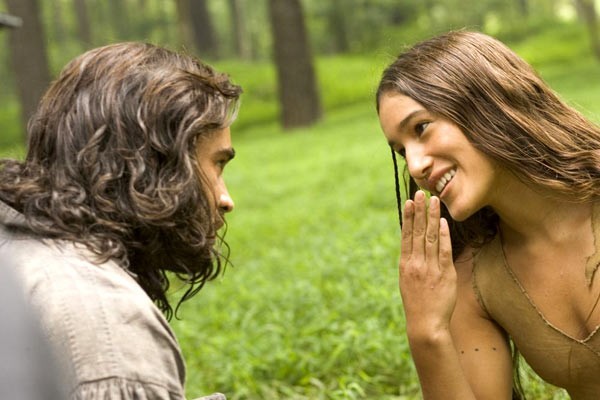 Colin Farrell e QOrianka Kilcher em O Novo Mundo: amor entre um europeu e uma americana Colin Farrell e QOrianka Kilcher em O Novo Mundo: amor entre um europeu e uma americana